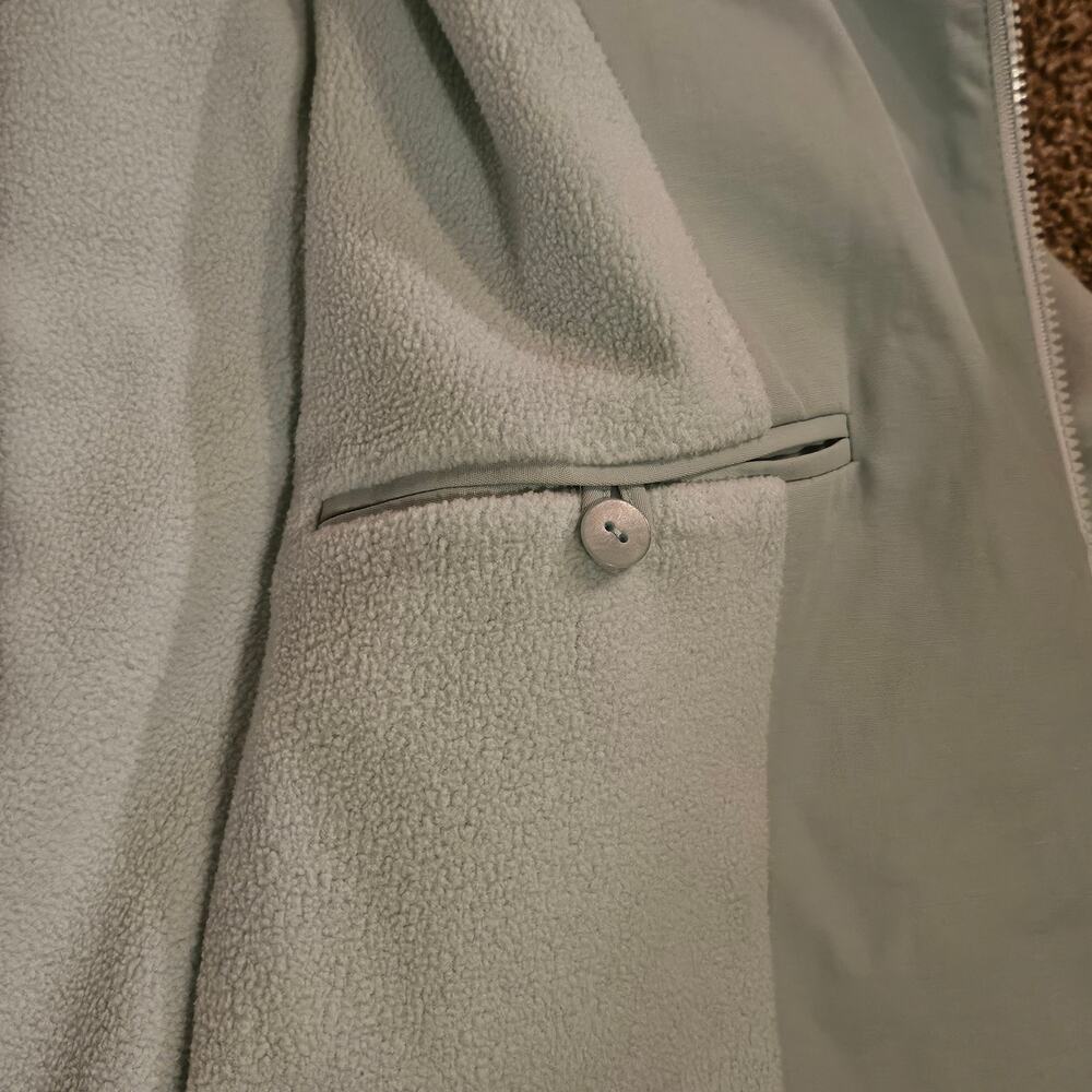 Eileen Fisher Jacket Women's Size L Aquamarine Blue Nylon Blend‎ Full Zip Collar - Picture 8 of 13